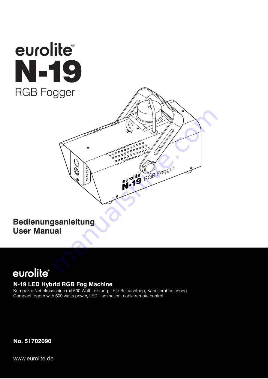 EuroLite N-19 User Manual Download Page 1