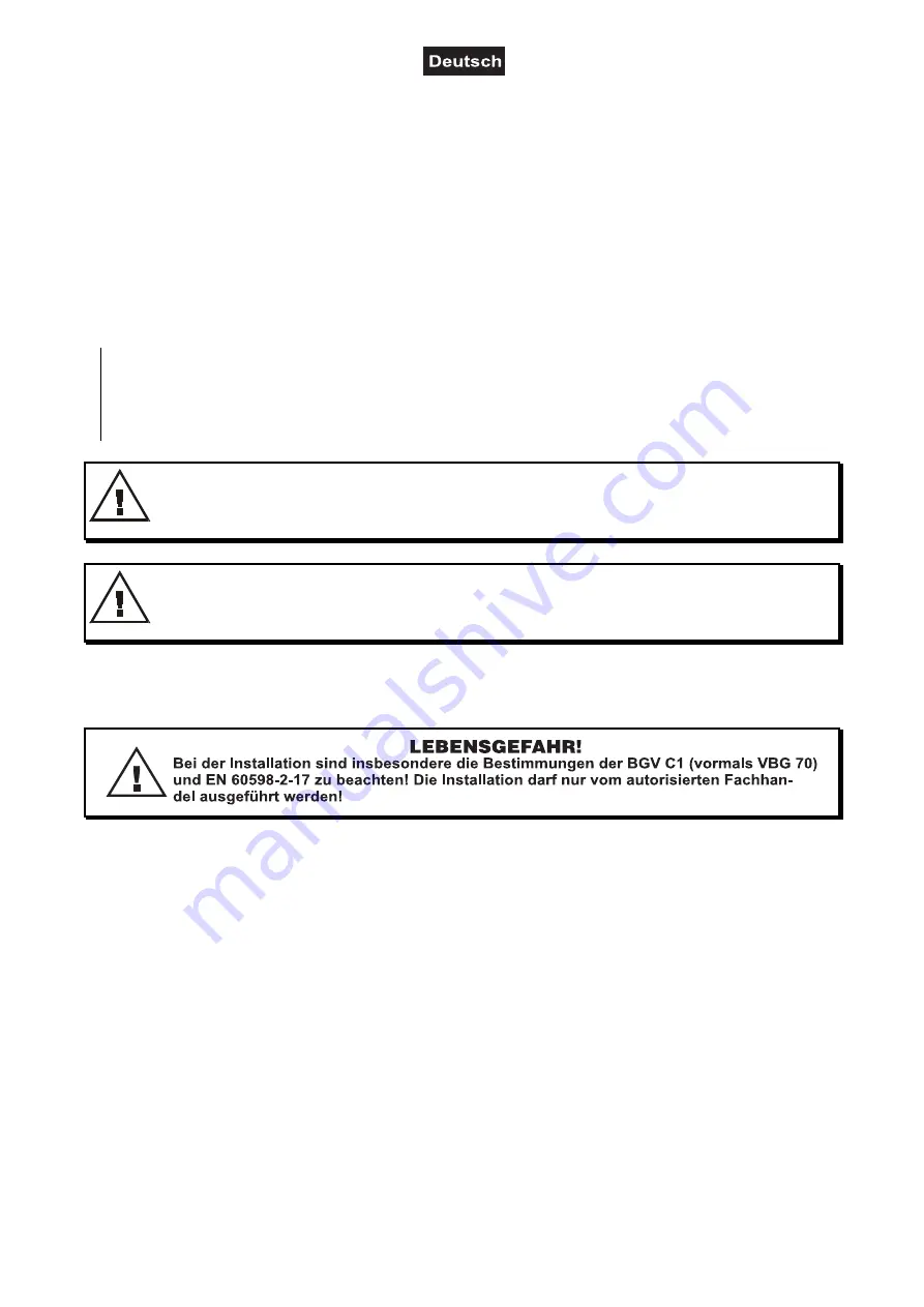 EuroLite PAR-64 Profi Spot User Manual Download Page 8