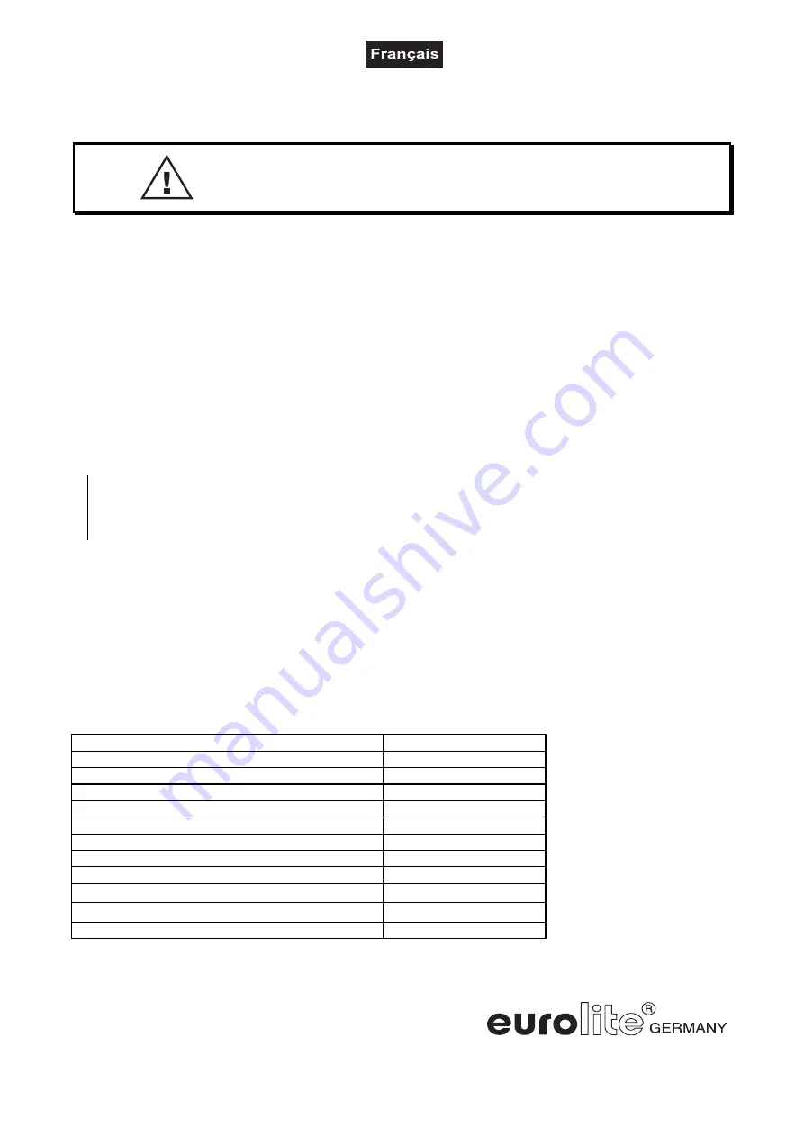 EuroLite SL-575 User Manual Download Page 28