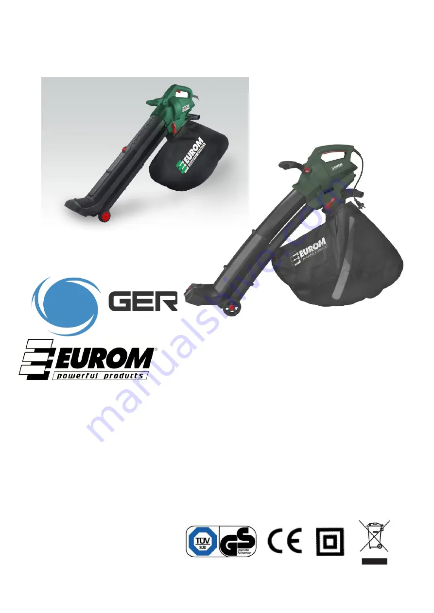 EUROM EBR2800 Instruction Manual Download Page 1