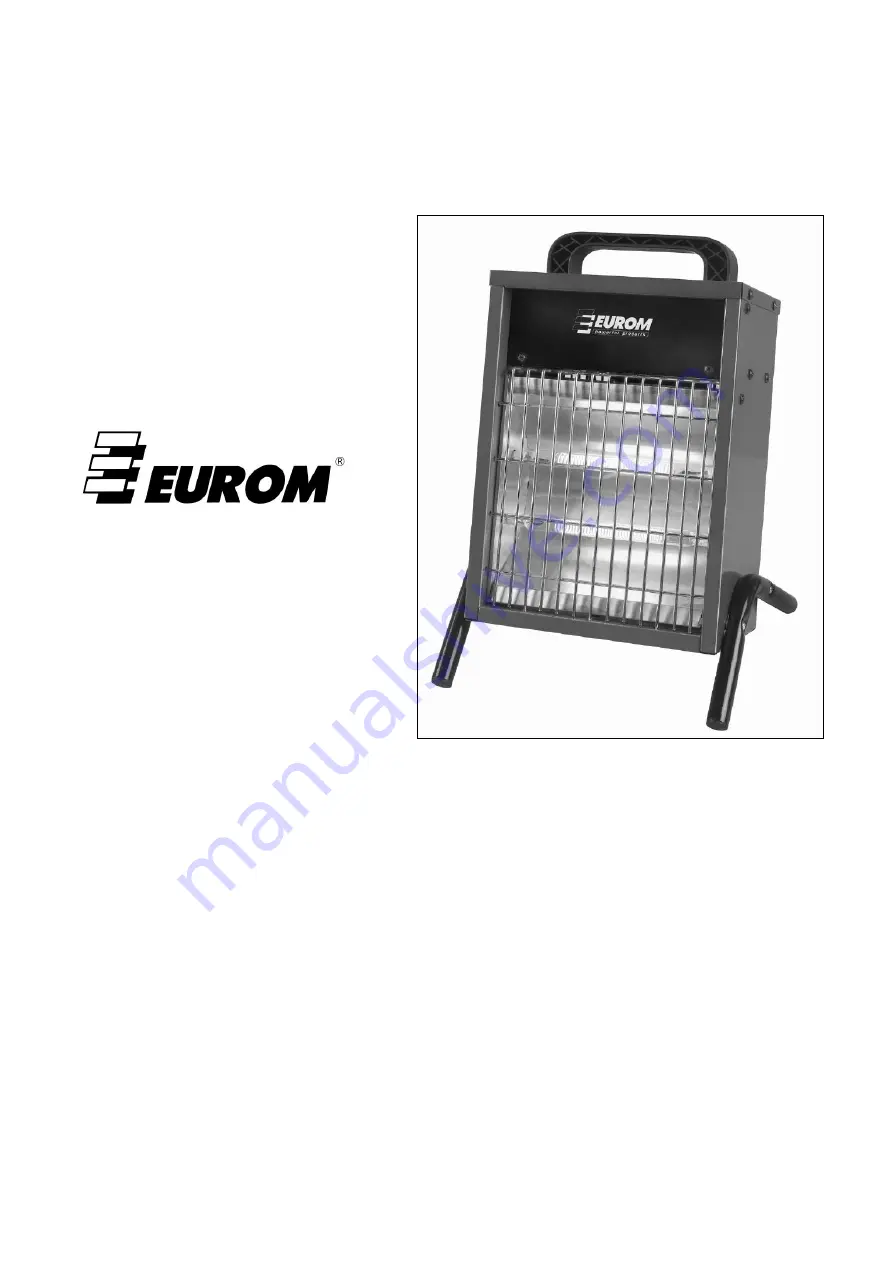 EUROM Industrial Heating Lamp Скачать руководство пользователя страница 1