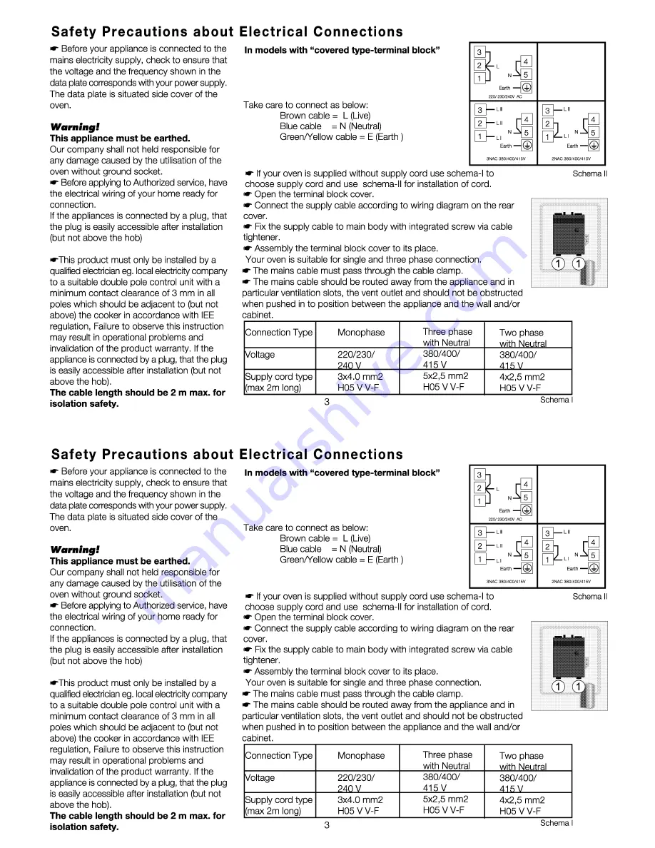 Euromaid 1505 TI Operating Instructions Manual Download Page 5