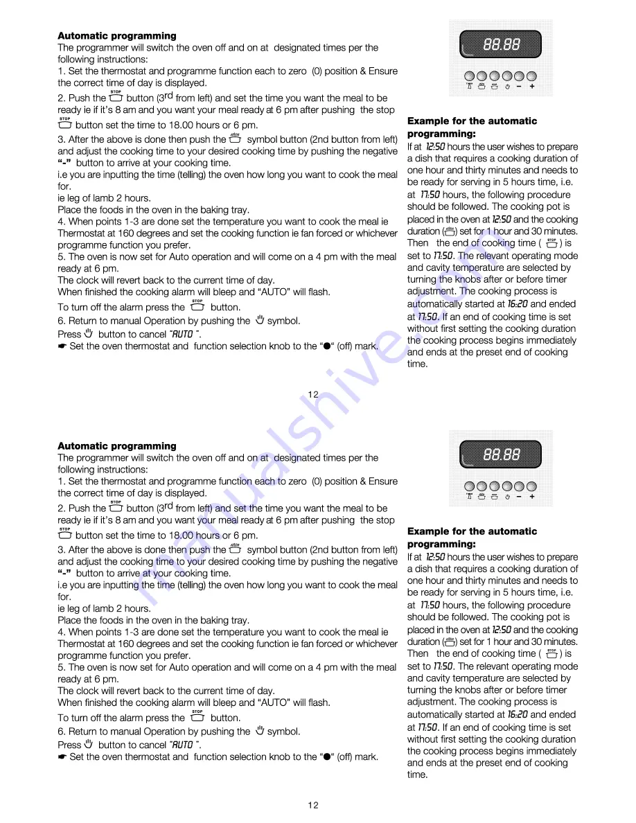 Euromaid 1505 TI Operating Instructions Manual Download Page 14