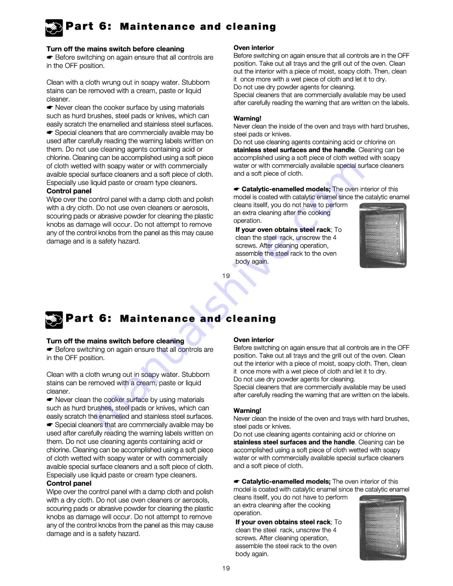 Euromaid 1505 TI Operating Instructions Manual Download Page 21