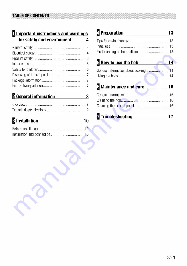 Euromaid BCS 4 User Manual Download Page 3