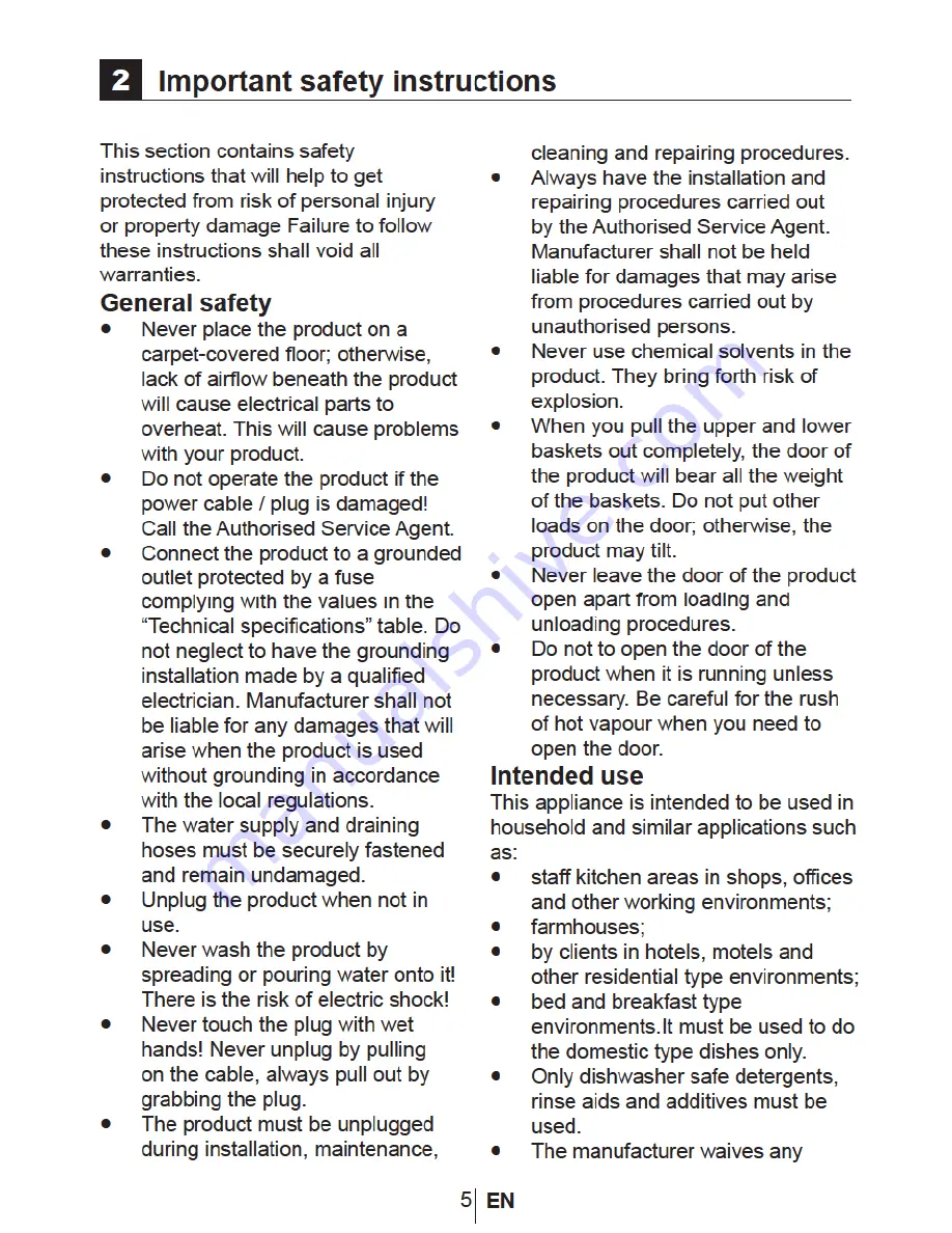 Euromaid E14DES Installation And Operation Manual Download Page 6