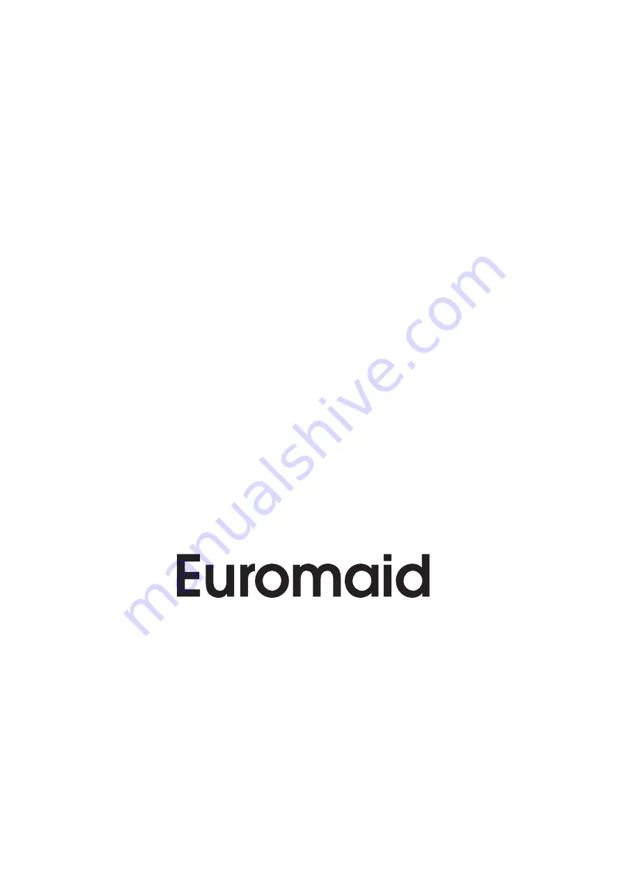 Euromaid EBC178IB Скачать руководство пользователя страница 20