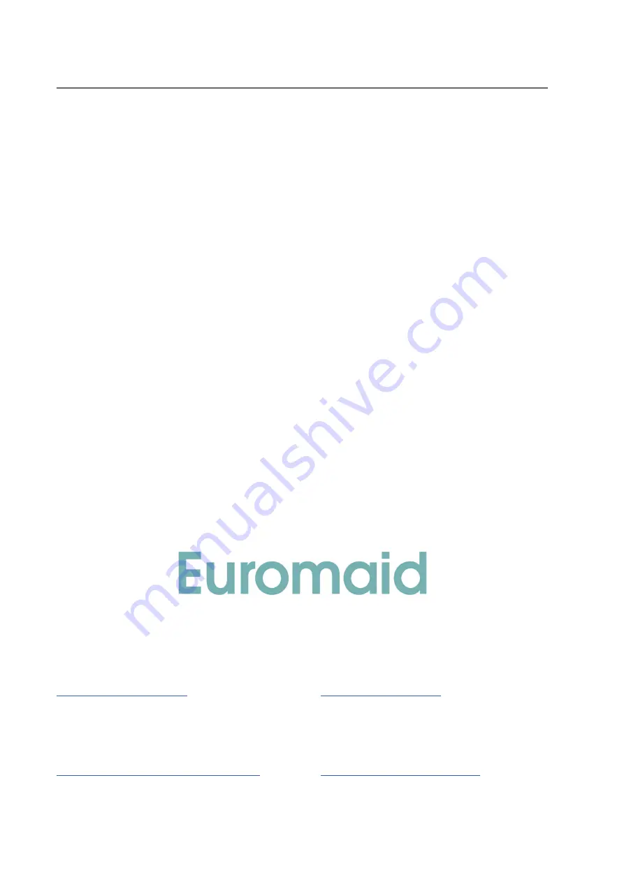 Euromaid EDW14S User Manual Download Page 44