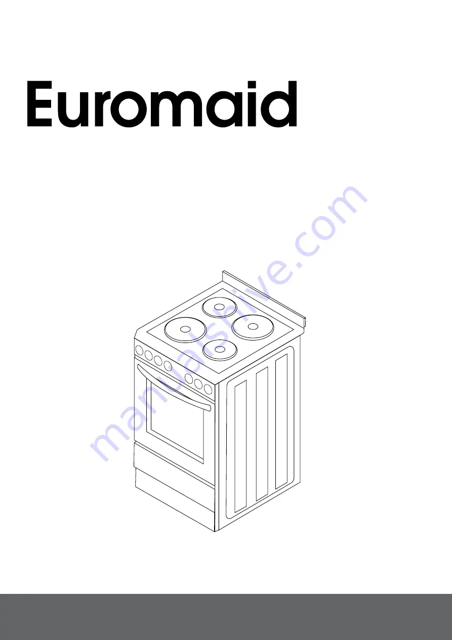 Euromaid EFS54FC-SEB User Manual Download Page 1