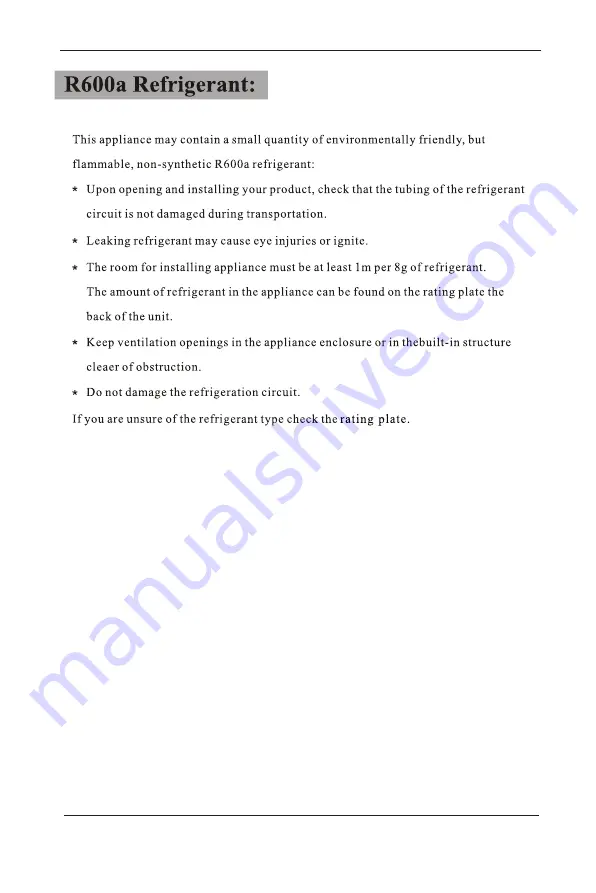 Euromaid EUFR82W User Manual Download Page 15