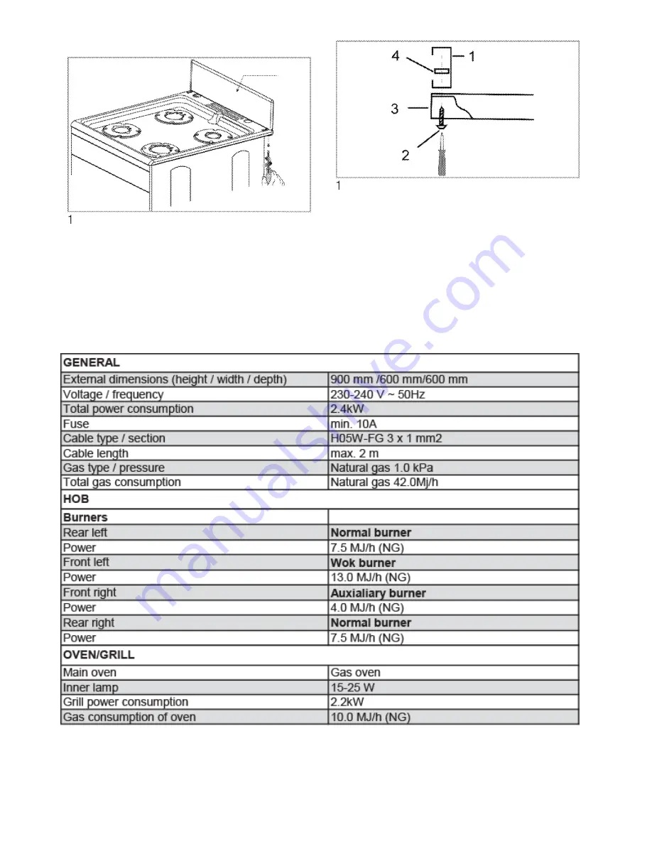 Euromaid GEGFS60 User Manual Download Page 14