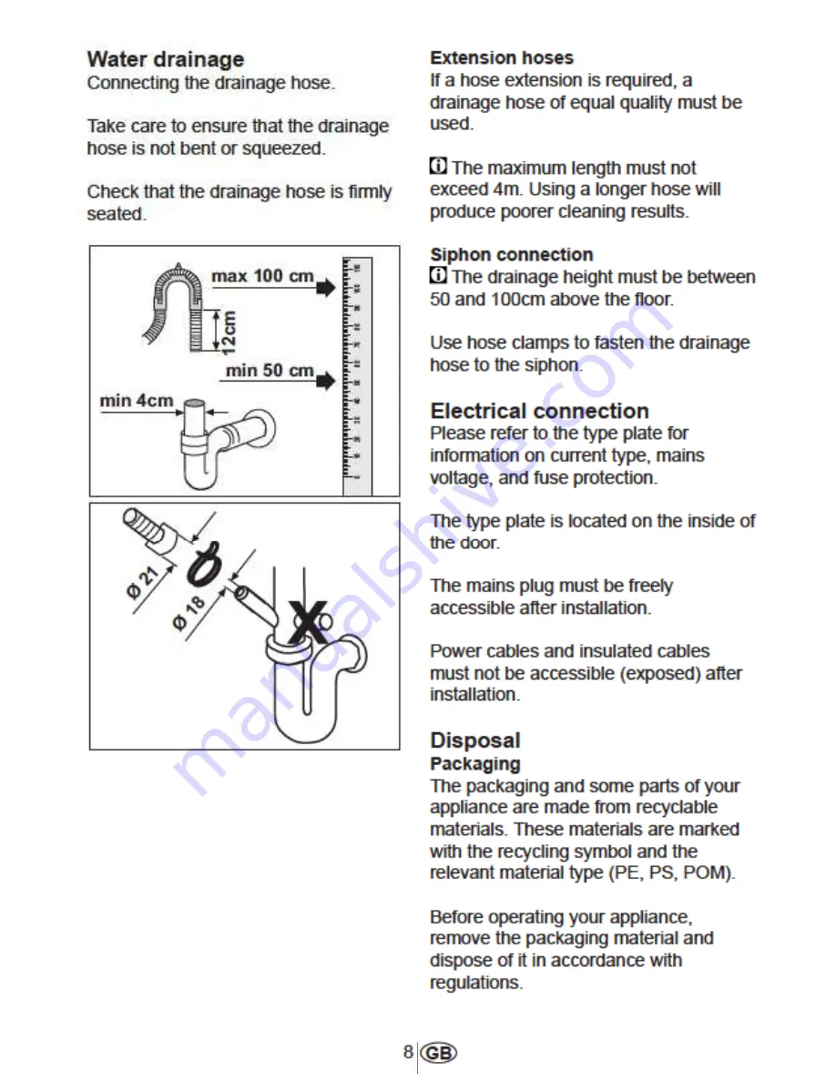 Euromaid IDW14B Manual Download Page 9