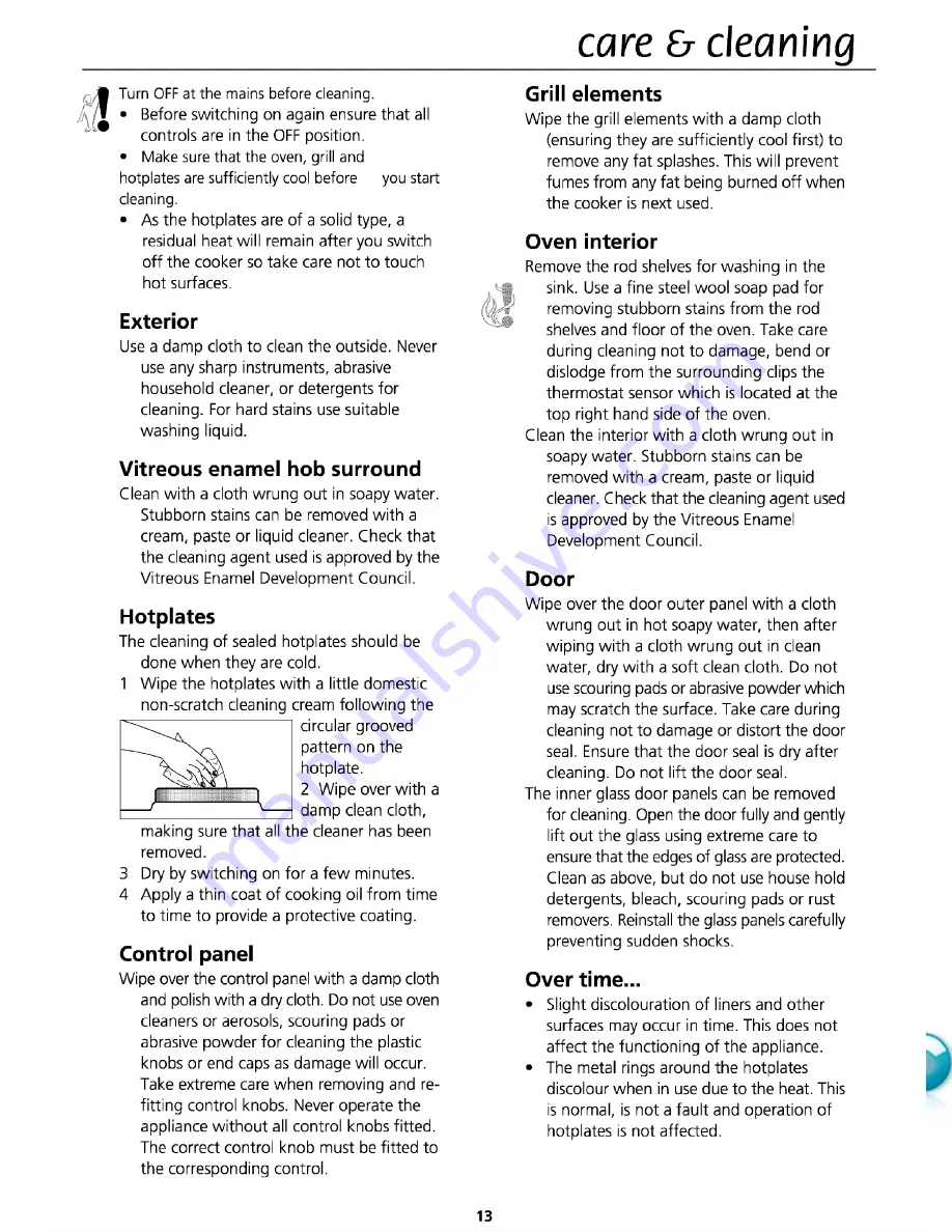 Euromaid SC205 Installation And Operating Manual Download Page 13