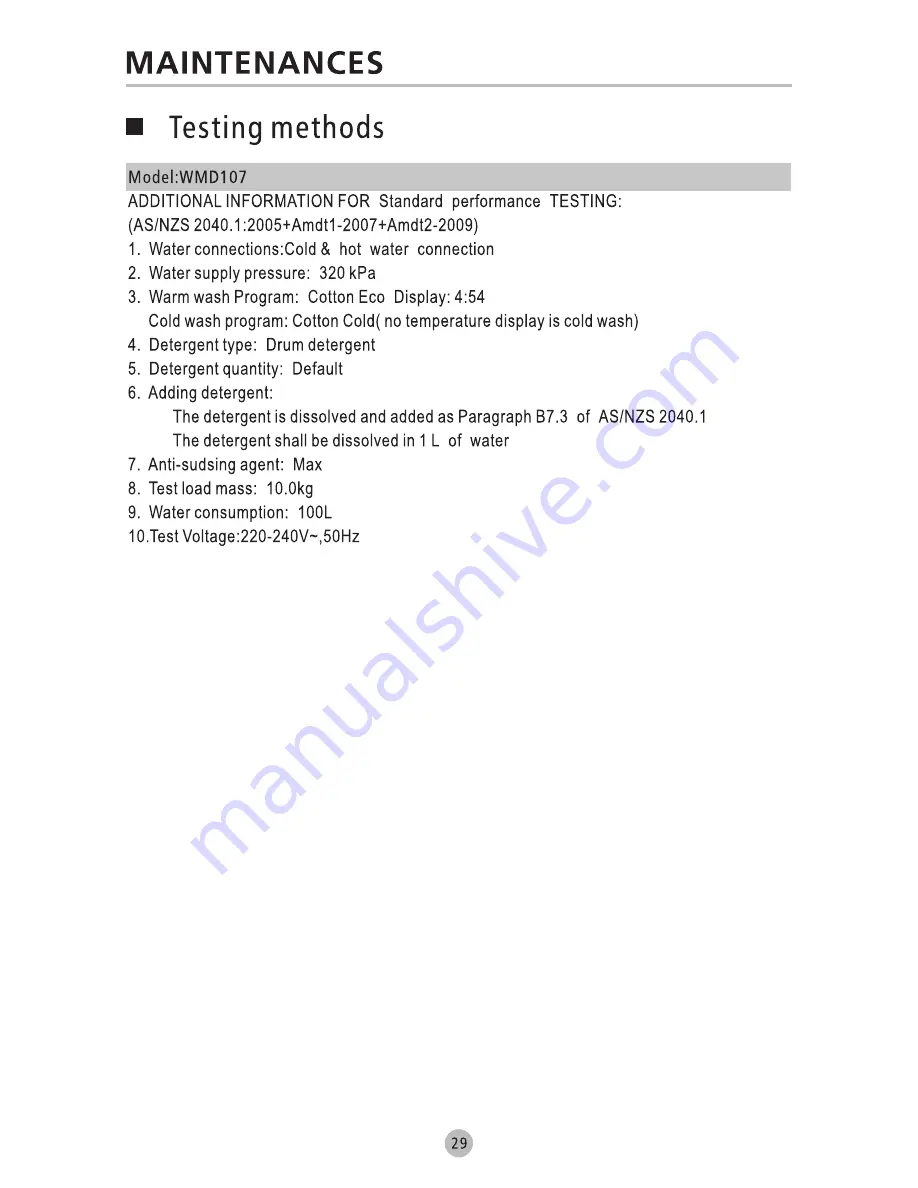 Euromaid WMD107 User Manual Download Page 32