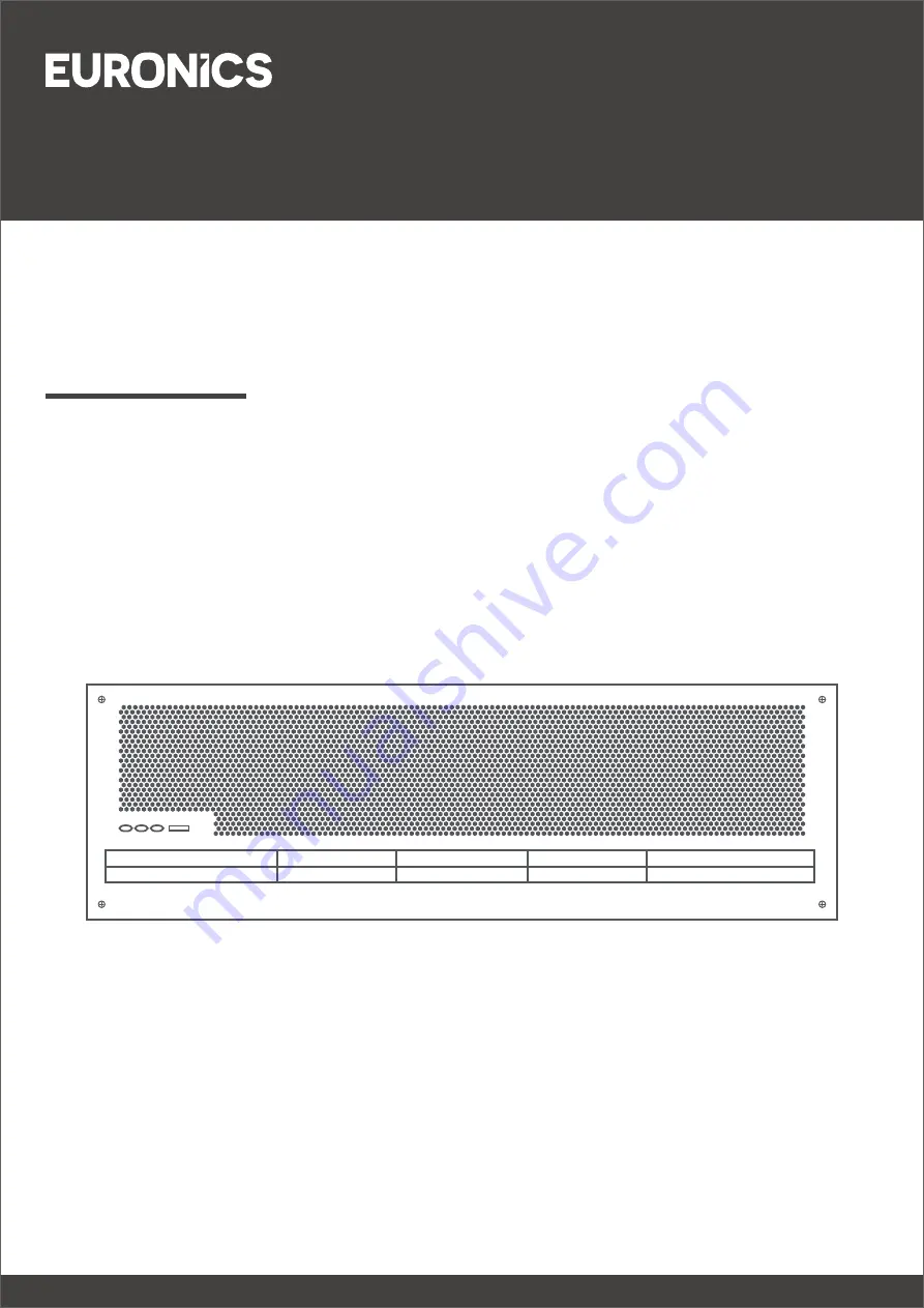 Euronics RAC User Manual/Instructions Download Page 1