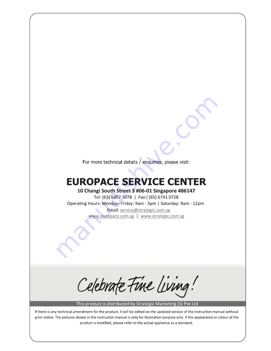 EuropAce EJE 5500T Instruction Manual Download Page 12