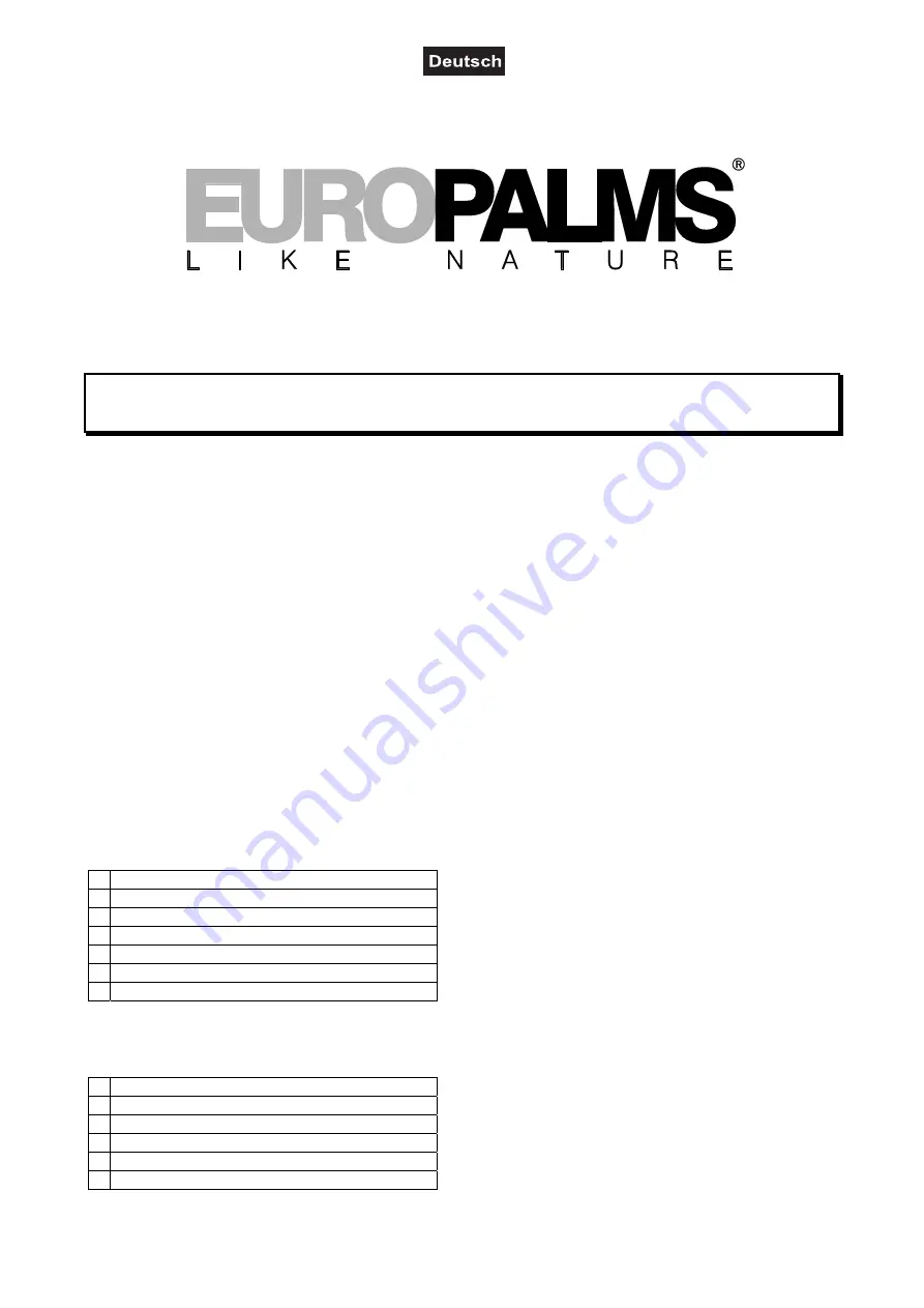 Europalms 83309138 Скачать руководство пользователя страница 3