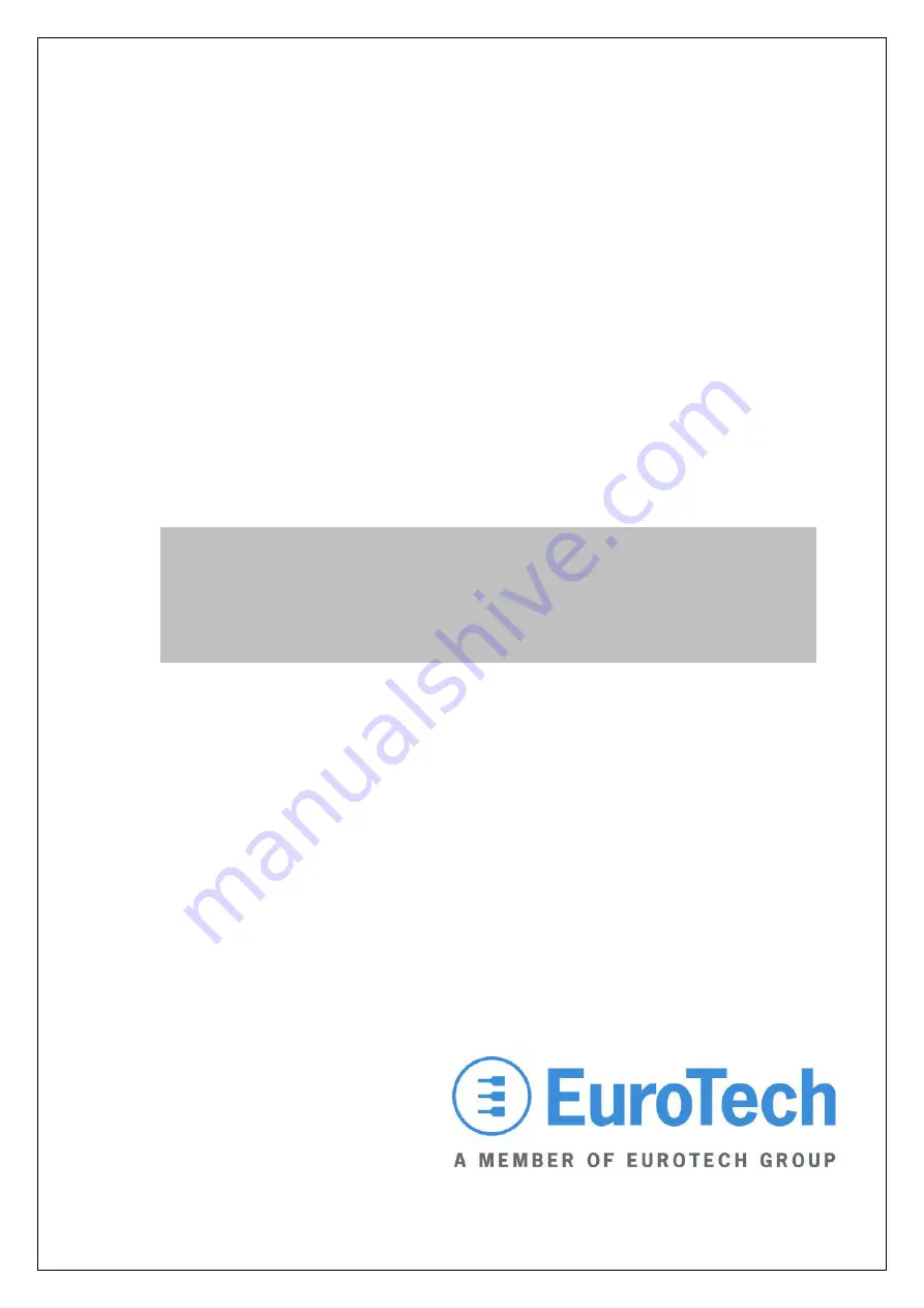 Eurotech An0066 Reference Manual Download Page 1