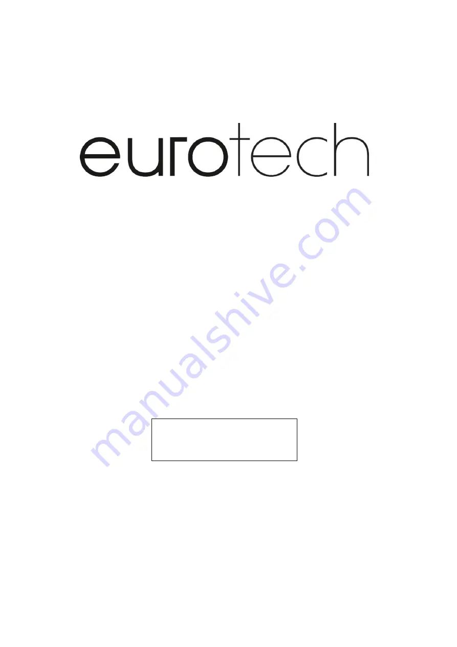 Eurotech ED-GC604SS Quick Start Manual Download Page 1