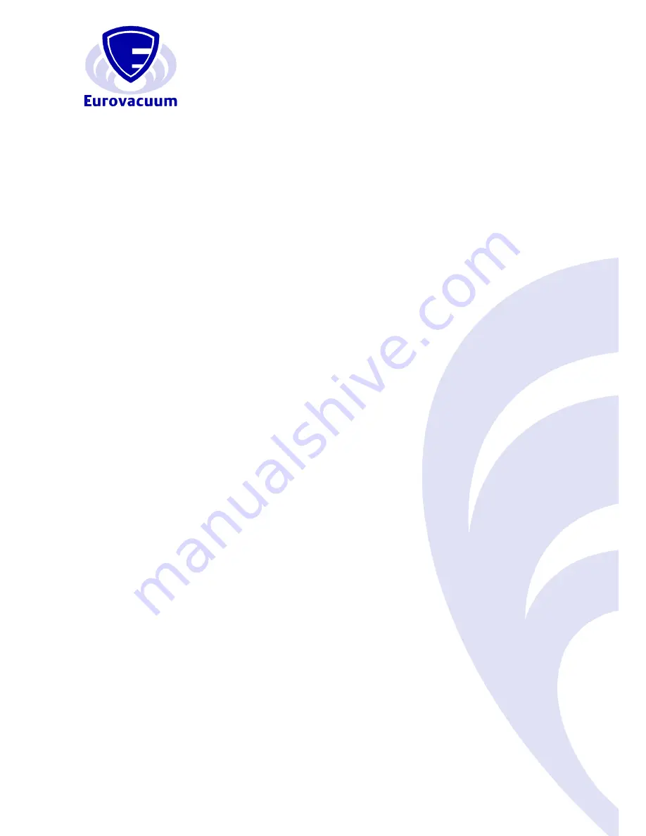 Eurovacuum EVPP Series Installation And Operating Manual Download Page 4