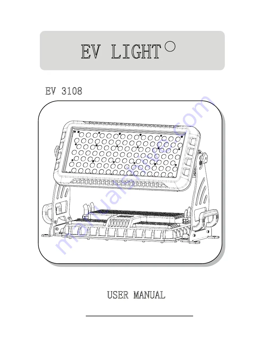 EV LIGHT EV 1025 User Manual Download Page 1