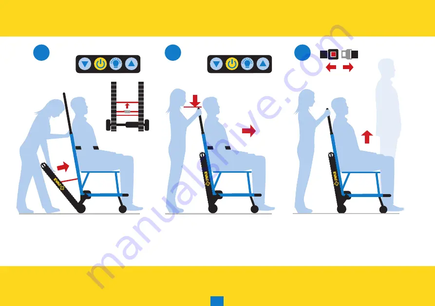 Evac+Chair POWER 900 User Manual Download Page 8