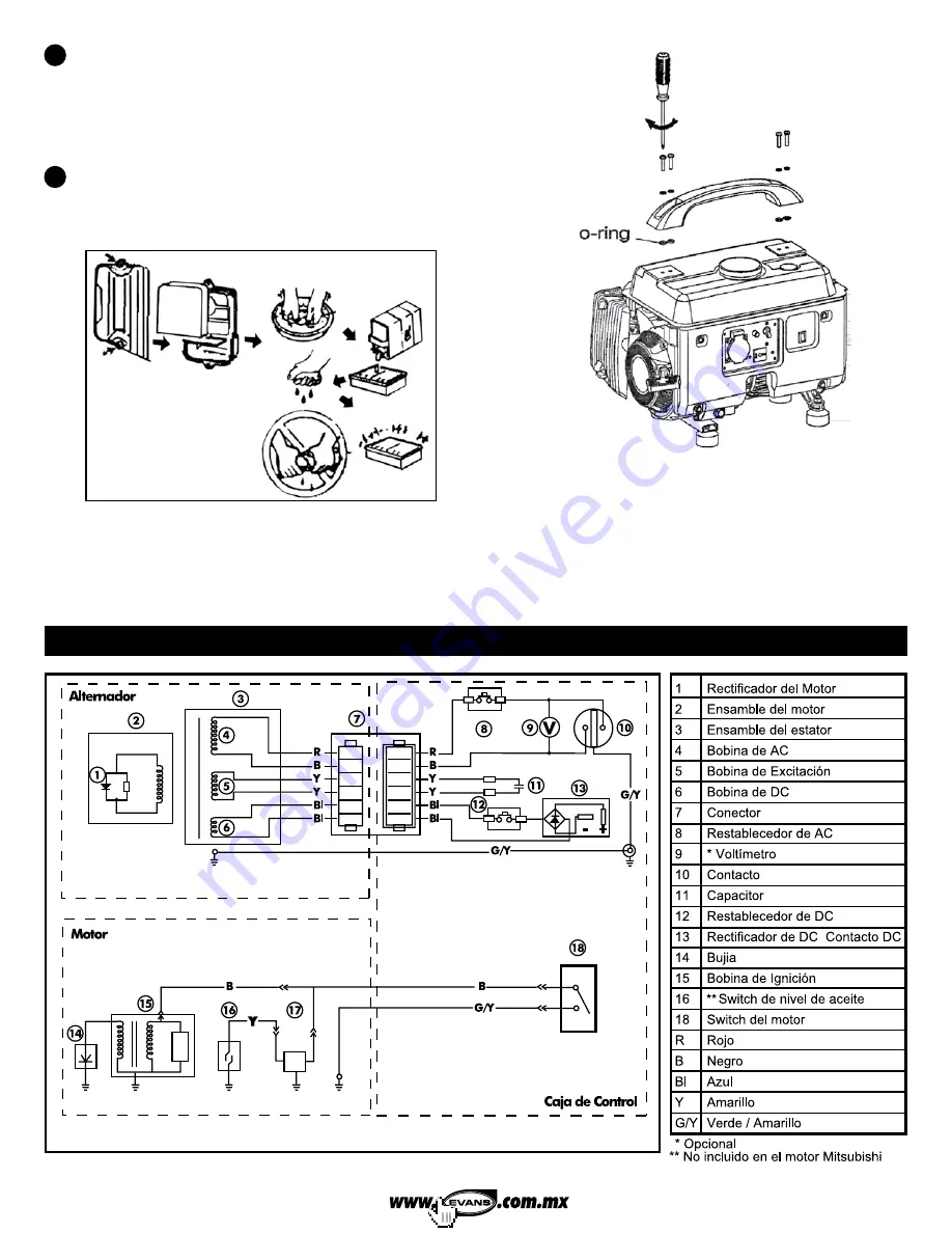 Evans G16MG0240M Скачать руководство пользователя страница 5