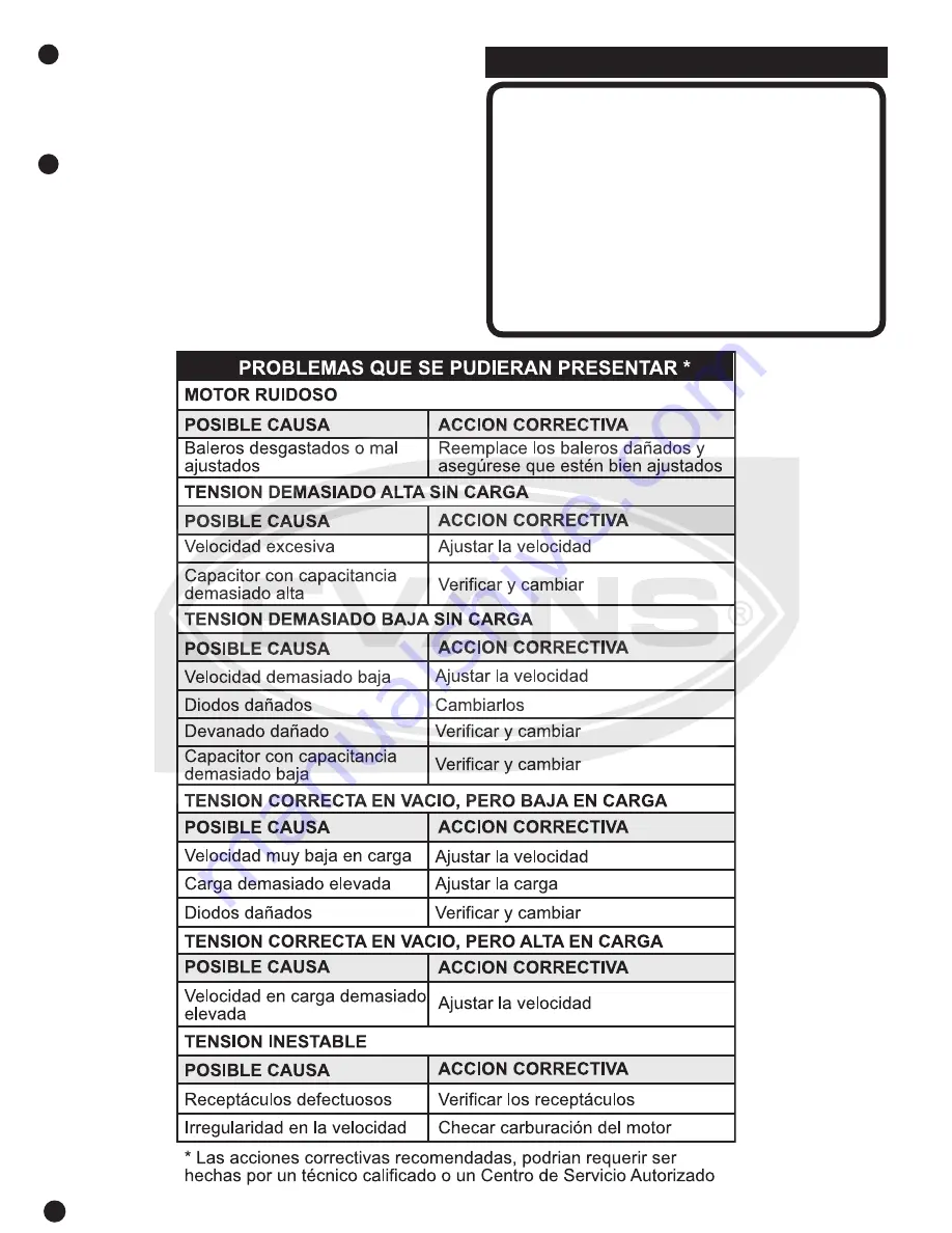 Evans G35MG0650K Manual Download Page 20