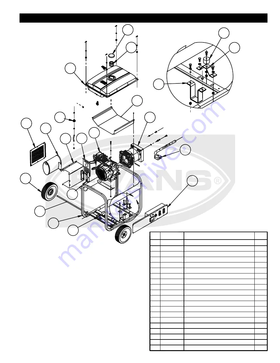 Evans G60MG1000THW User Manual Download Page 9