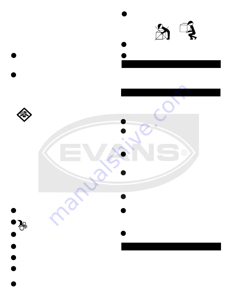 Evans G60MG1000THW Скачать руководство пользователя страница 12