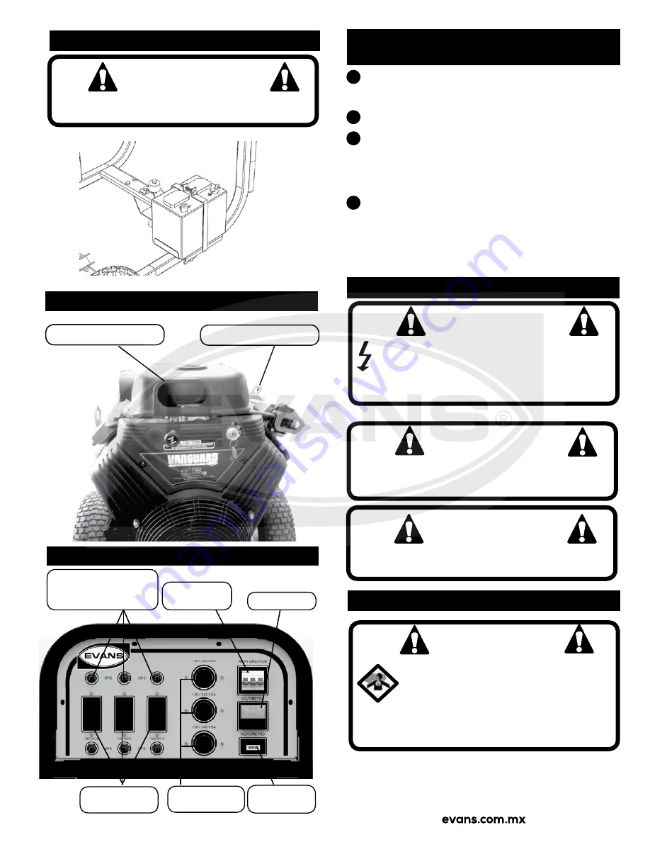 Evans VANGUARD G185MG3500BS Owner'S Manual Download Page 19