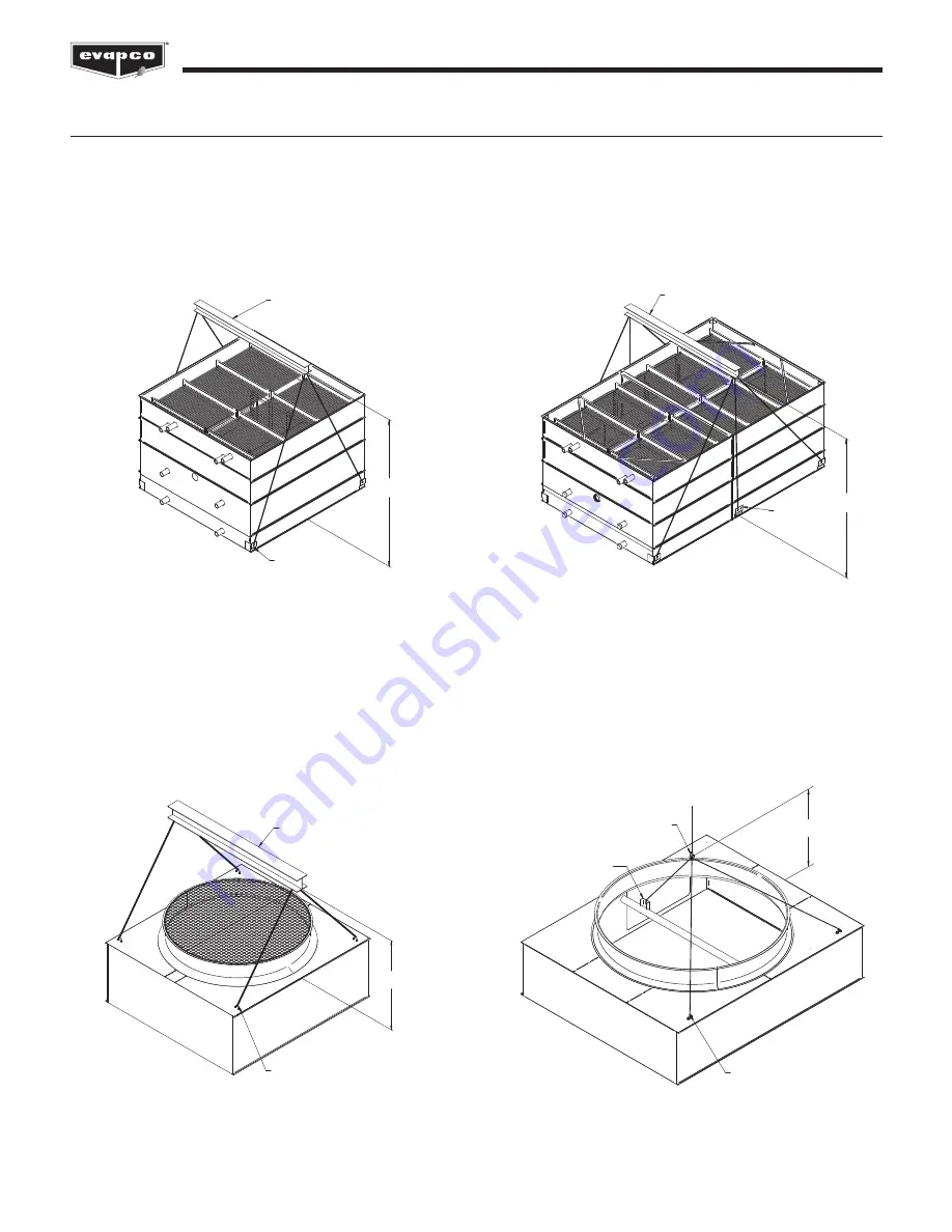 EVAPCO ATC-DC Series Rigging And Assembly Instructions Download Page 6