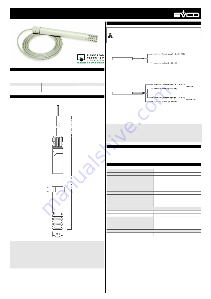 Evco EVHP523 Скачать руководство пользователя страница 1