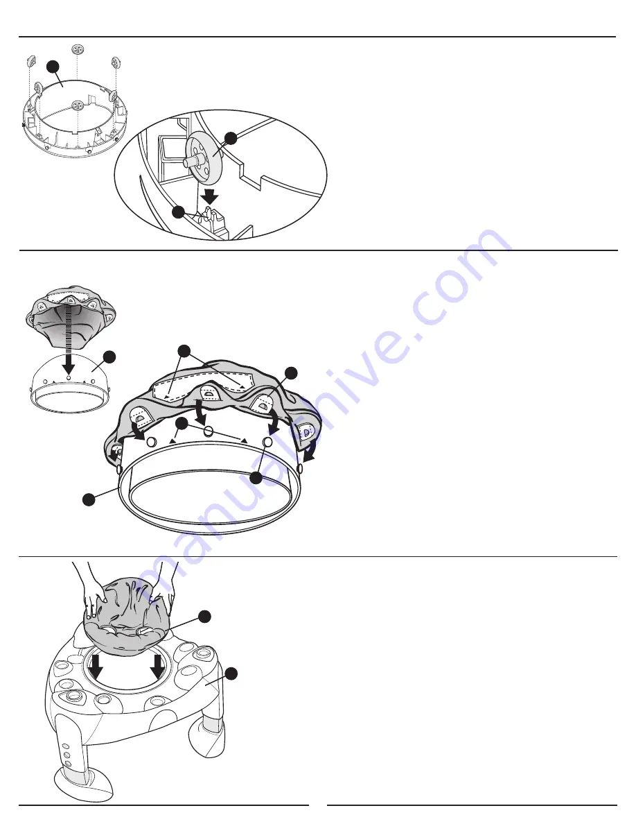 Evenflo exer saucer BABY ACTIVE Instructions Manual Download Page 15