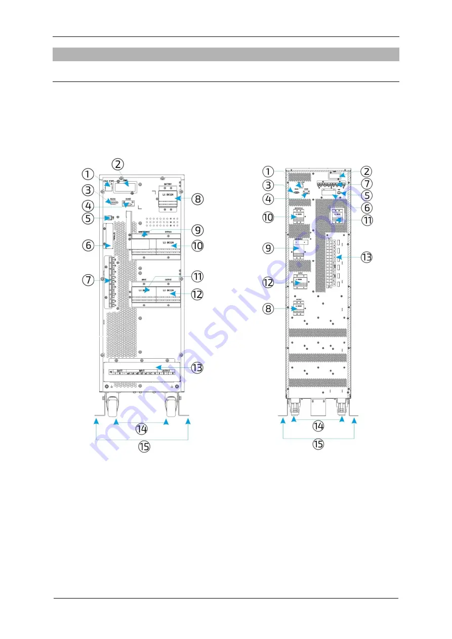 Ever Power Systems POWERLINE DARK 33 10kVA Instruction Manual Download Page 12