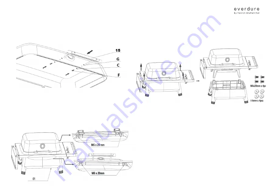 Everdure FORCE HBG2GUS Assembly, Operation & Maintenance Instructions Download Page 14