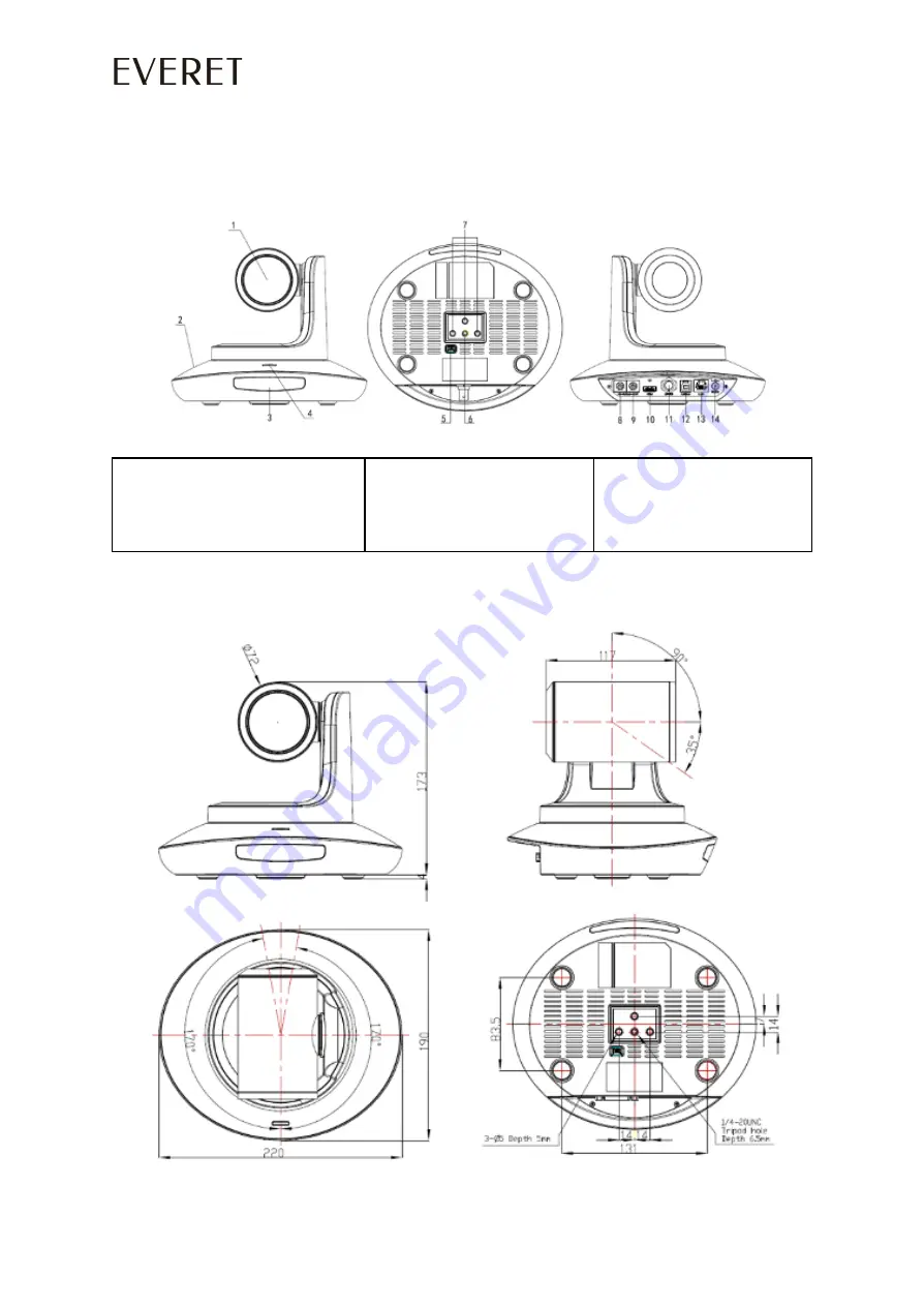 Everet EVP212N User Manual Download Page 9