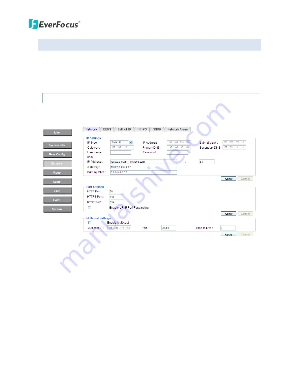 EverFocus EAN Series User Manual Download Page 33