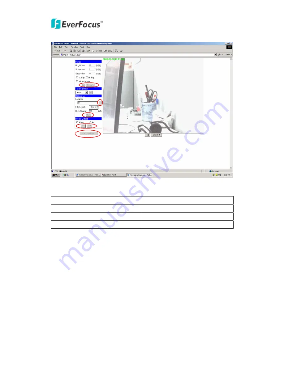 EverFocus EAN600 User Manual Download Page 20