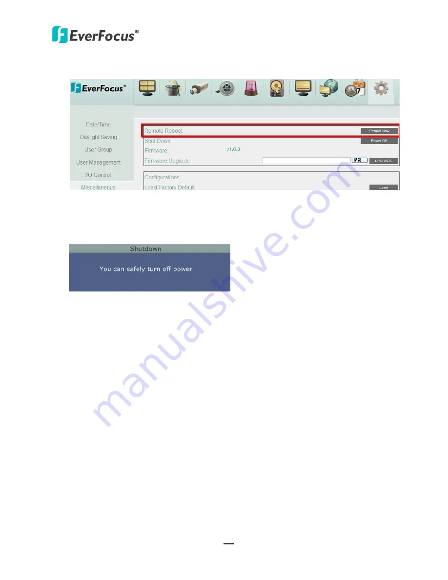 EverFocus ECOR960 16F2 User Manual Download Page 117