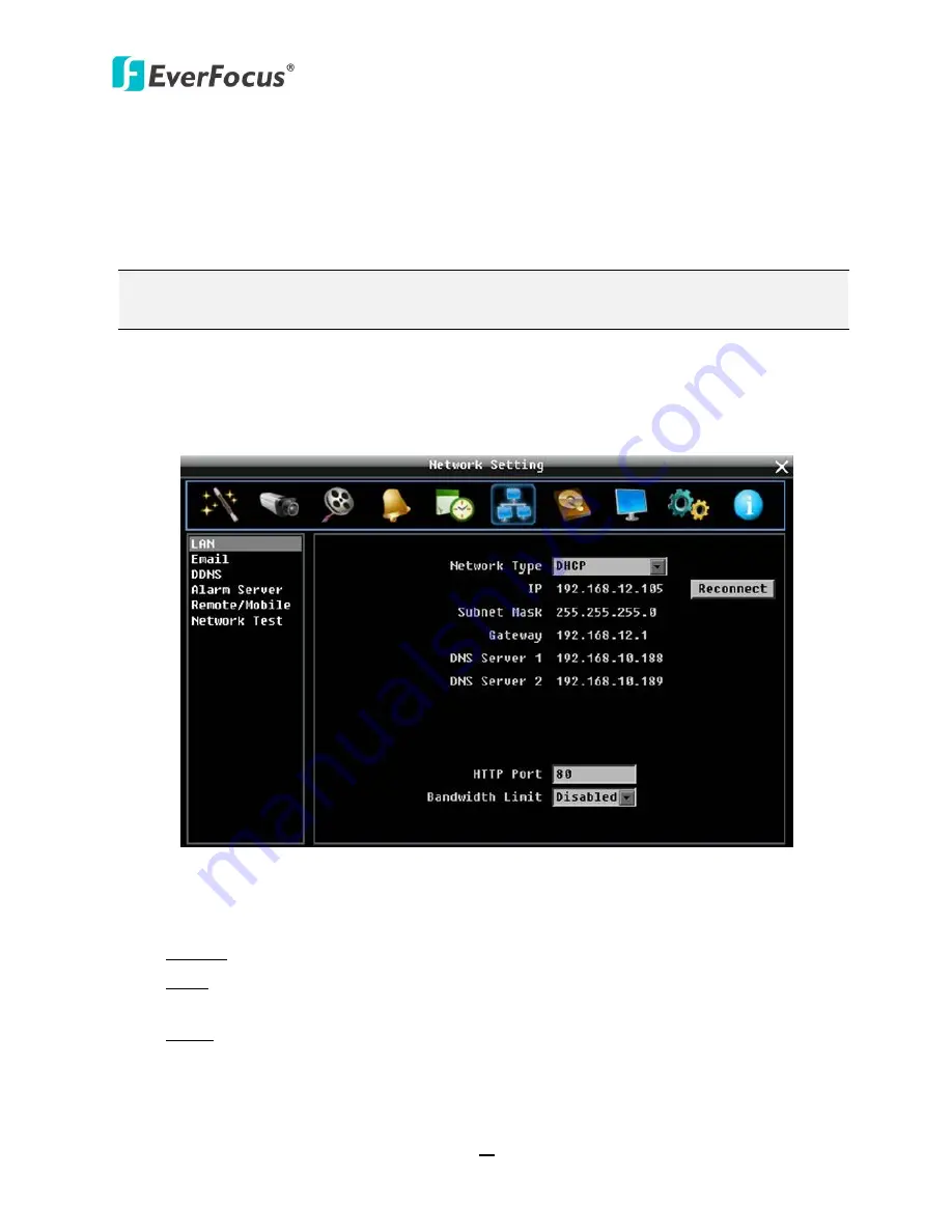 EverFocus ECOR960 X1 User Manual Download Page 100