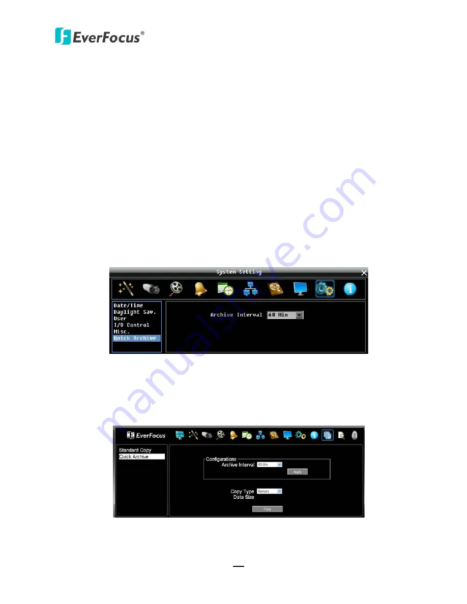 EverFocus ECOR960 X1 User Manual Download Page 119