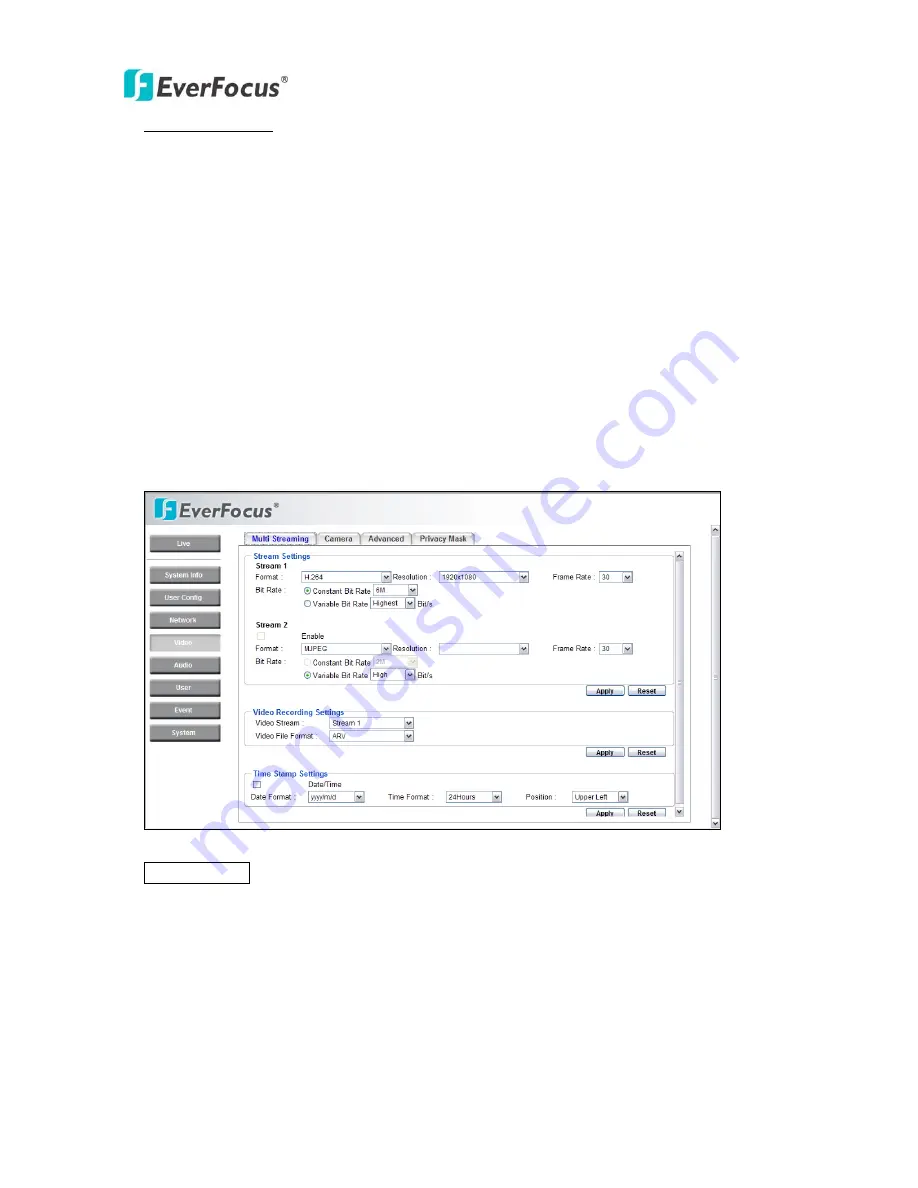 EverFocus EHN3200 User Manual Download Page 26