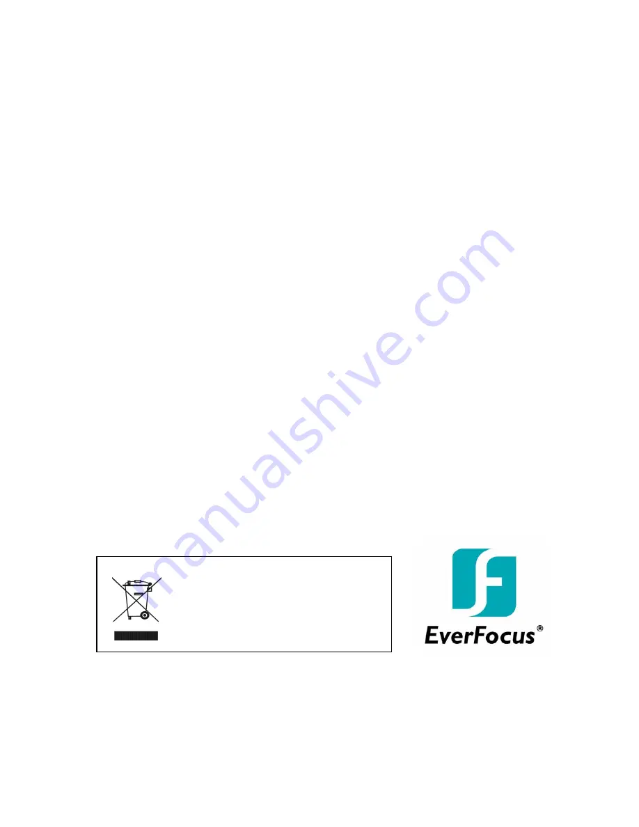 EverFocus EI350 Operation Instructions Manual Download Page 8