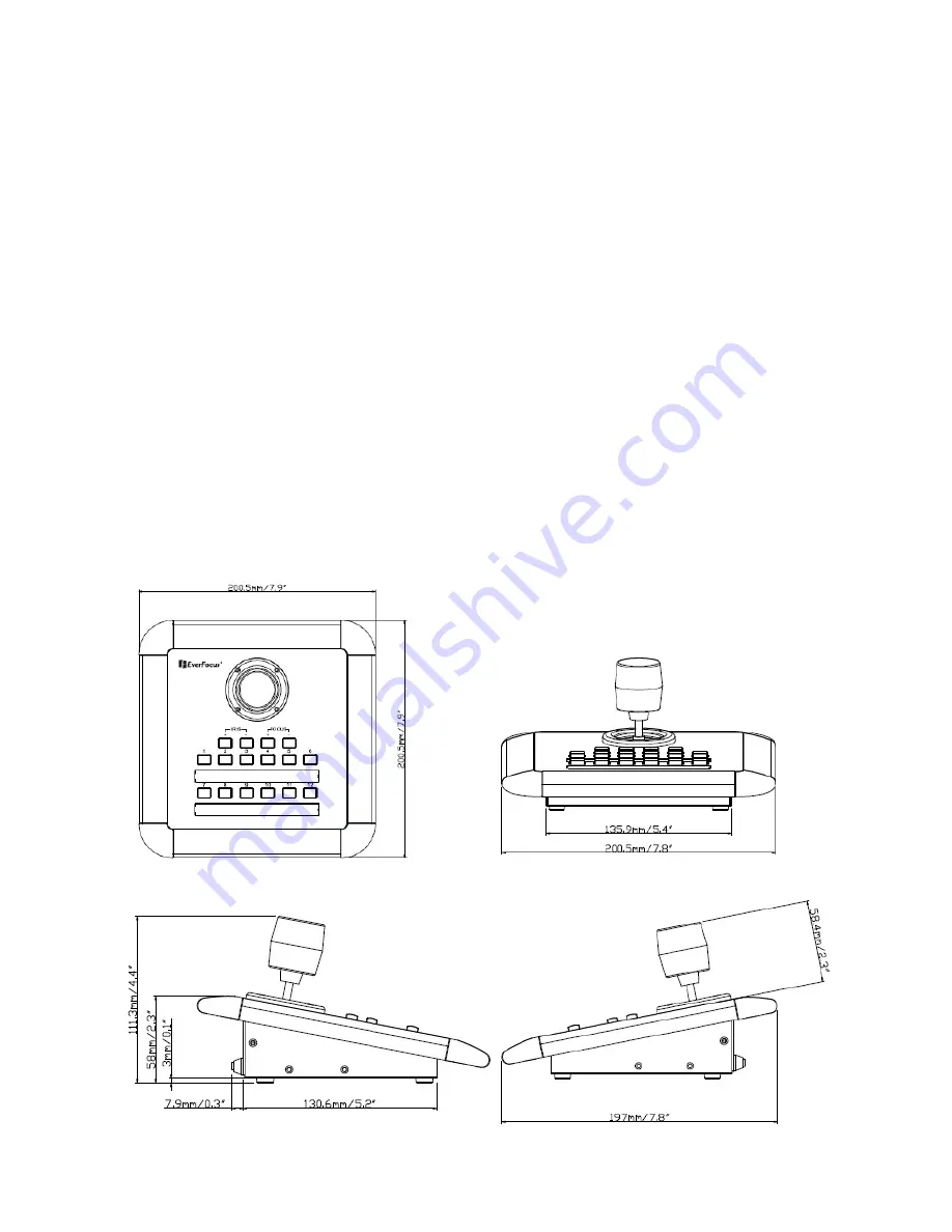 EverFocus EKB-200 Скачать руководство пользователя страница 4