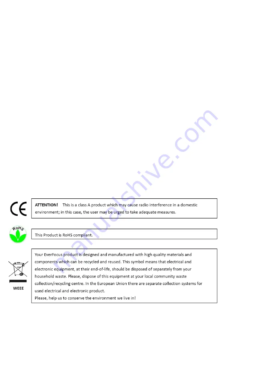 EverFocus EMD990F User Manual Download Page 3