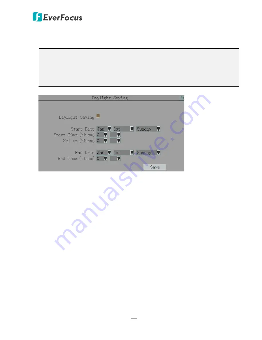 EverFocus EMV1200 FHD User Manual Download Page 122