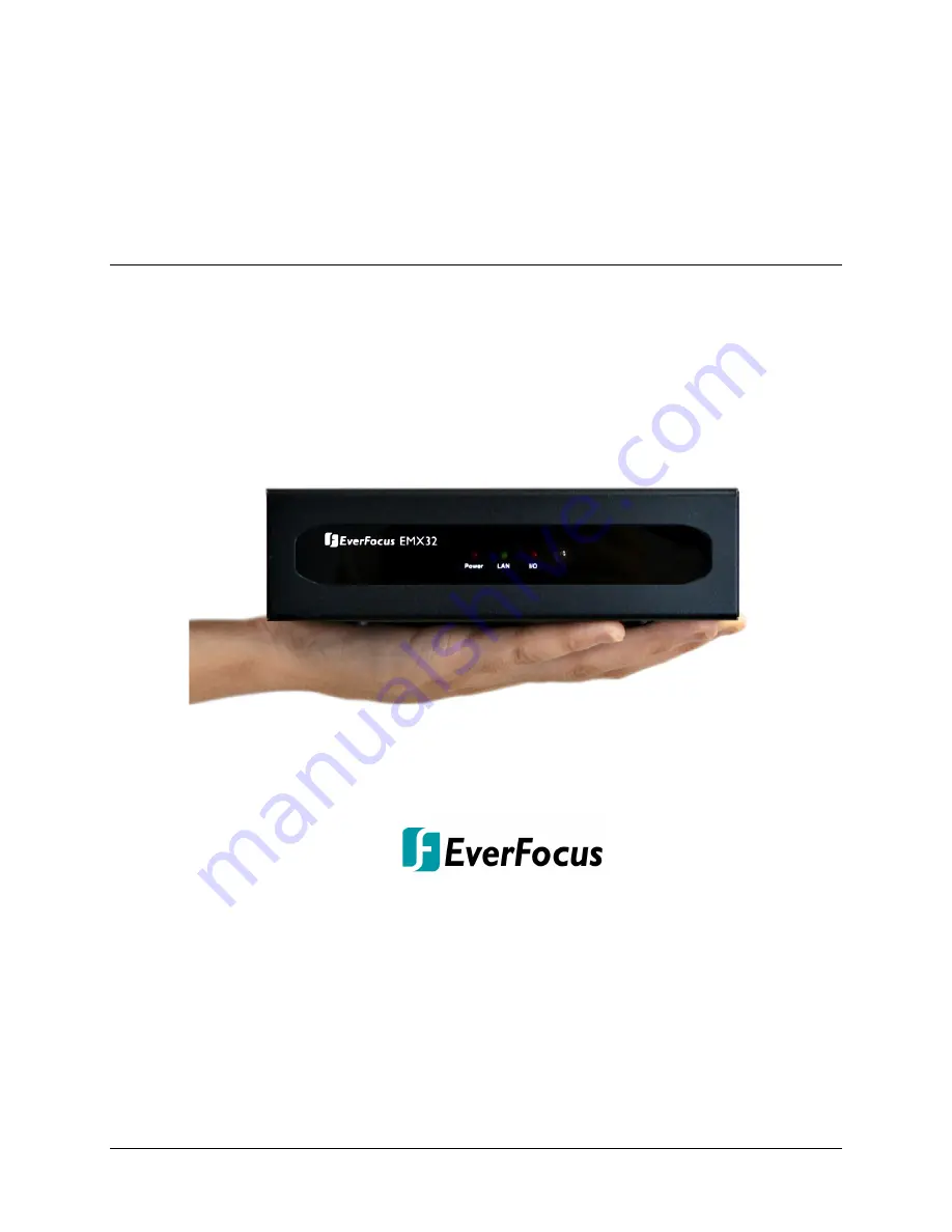 EverFocus EMX32 Скачать руководство пользователя страница 1