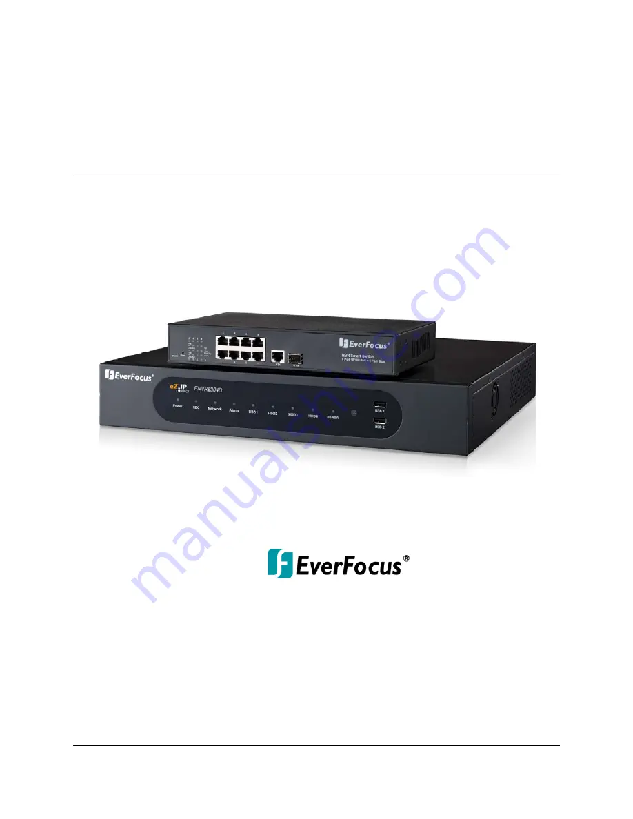 EverFocus ENVR8304D-8CH Quick Installation Manual Download Page 1