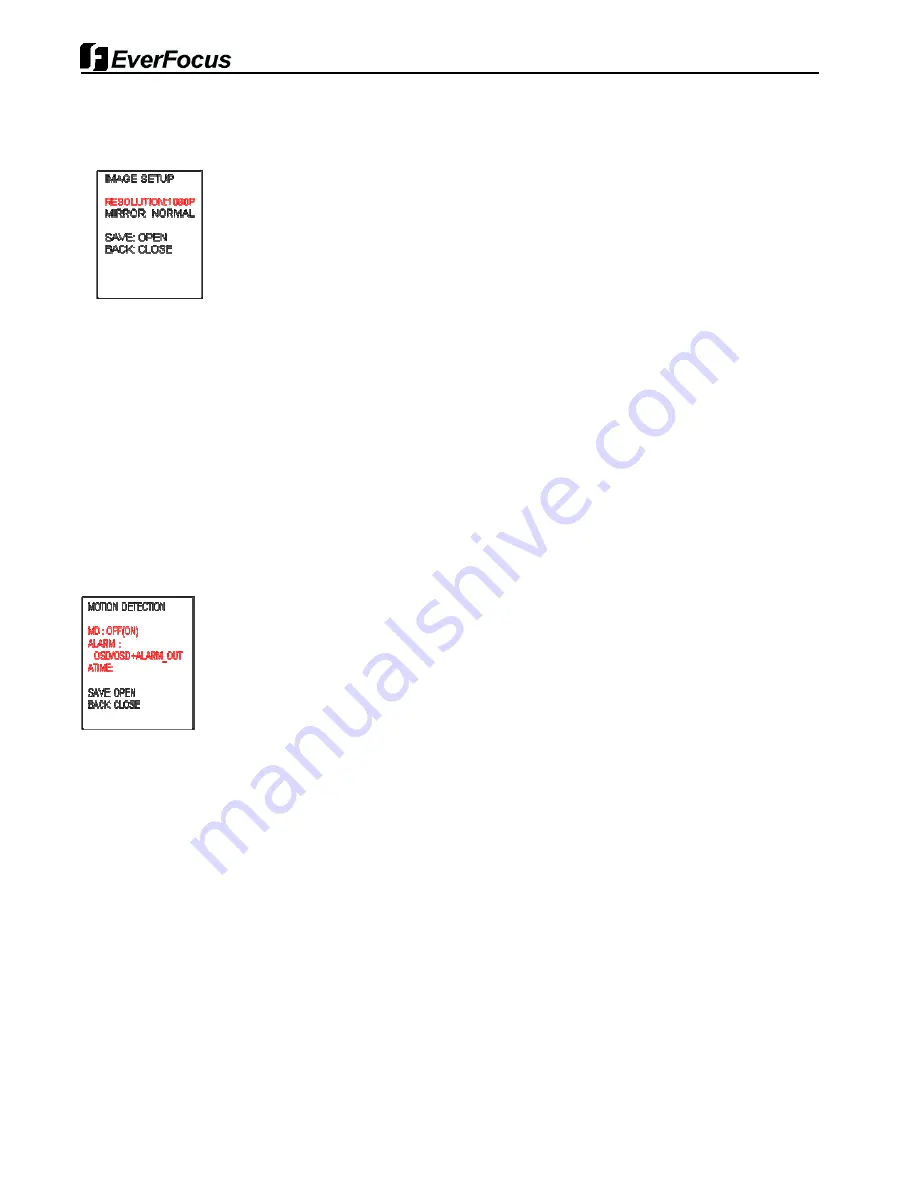 EverFocus EPH5212 User Manual Download Page 20